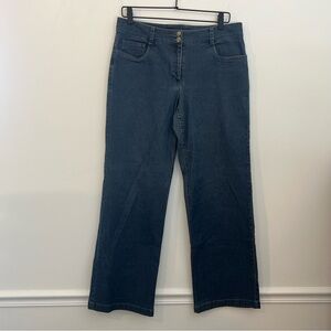 Eileen fisher organic cotton denim jeans straight leg‎ size m